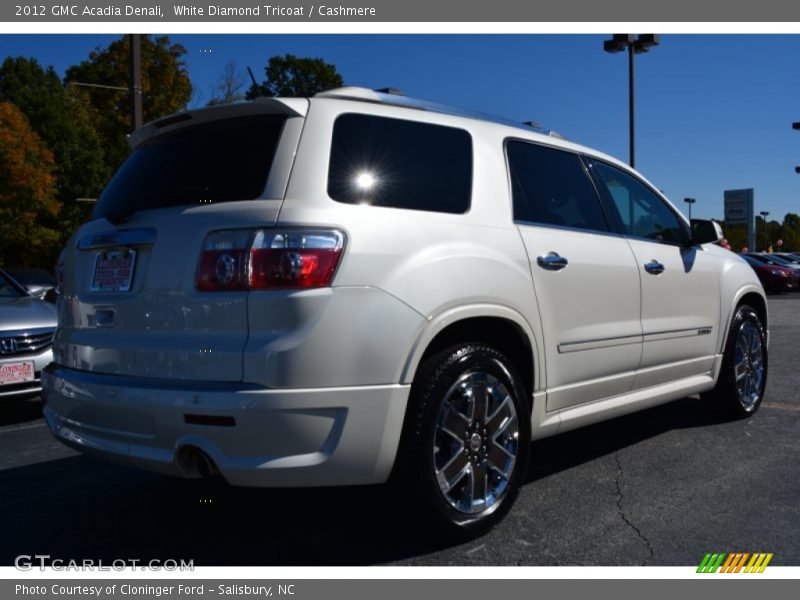 White Diamond Tricoat / Cashmere 2012 GMC Acadia Denali