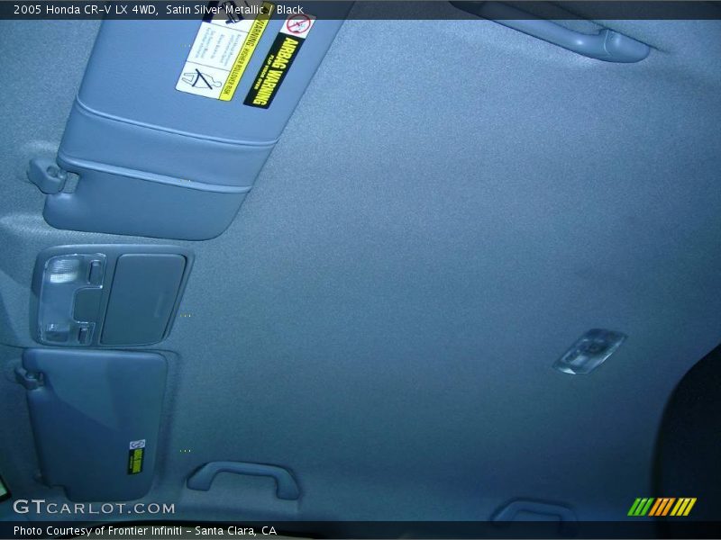 Satin Silver Metallic / Black 2005 Honda CR-V LX 4WD
