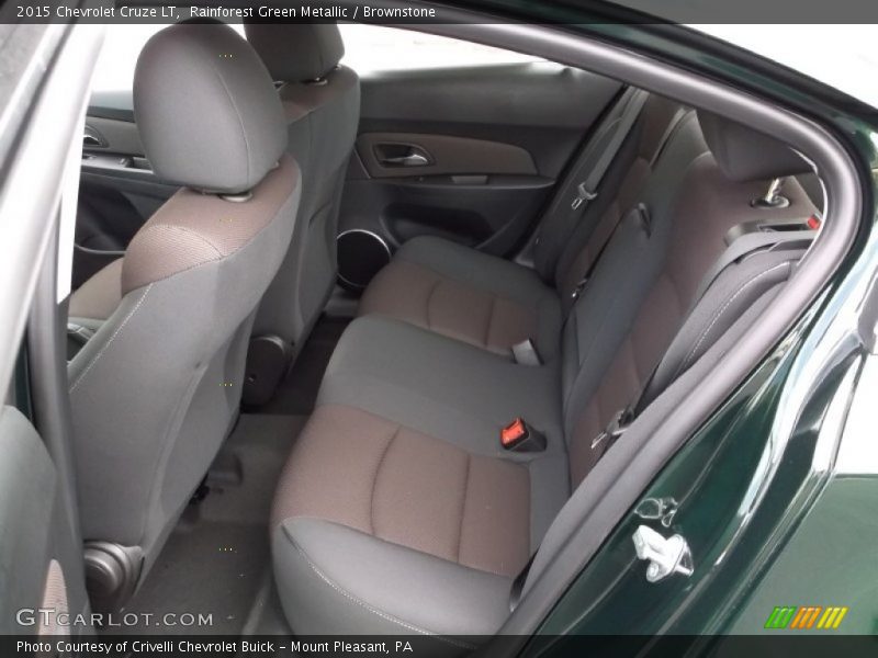 Rainforest Green Metallic / Brownstone 2015 Chevrolet Cruze LT