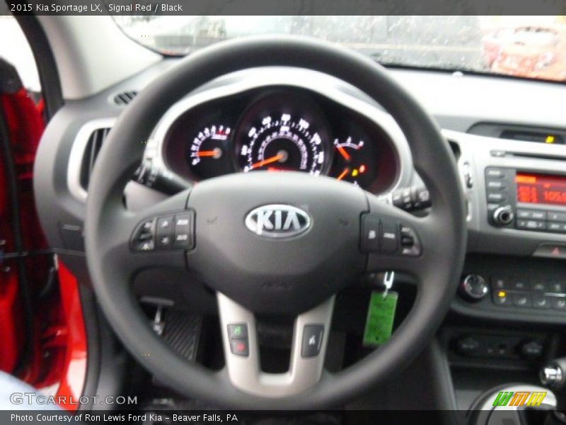 Signal Red / Black 2015 Kia Sportage LX