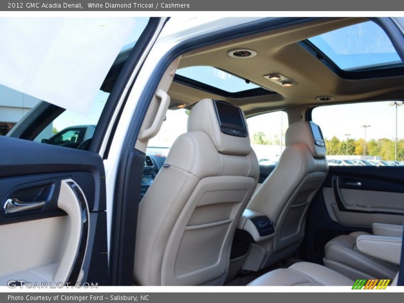 White Diamond Tricoat / Cashmere 2012 GMC Acadia Denali