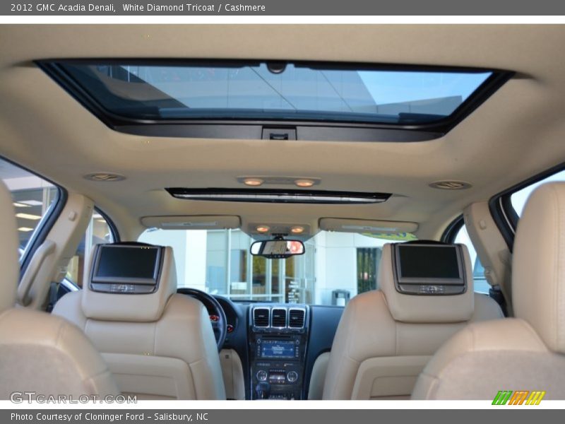 White Diamond Tricoat / Cashmere 2012 GMC Acadia Denali