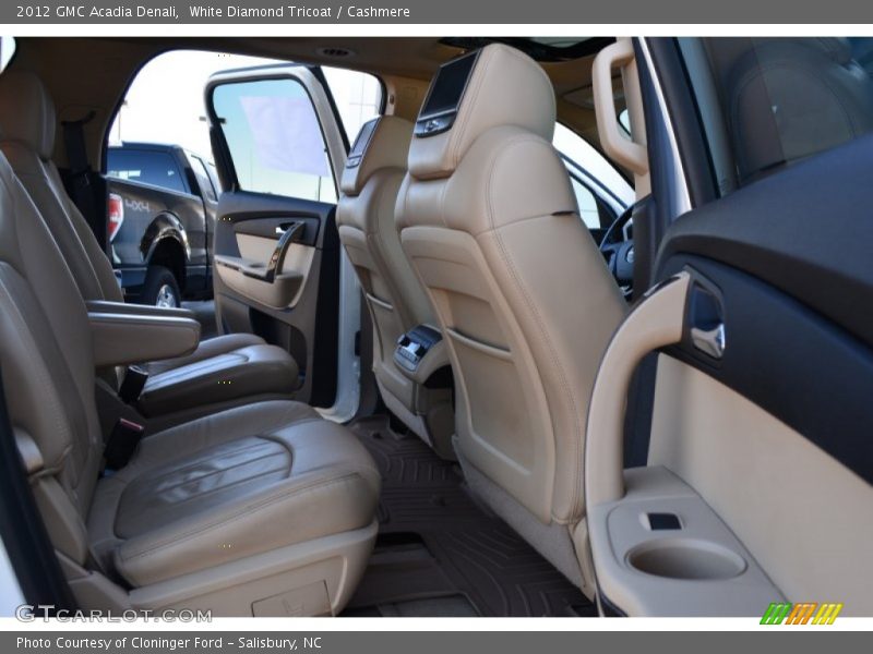 White Diamond Tricoat / Cashmere 2012 GMC Acadia Denali