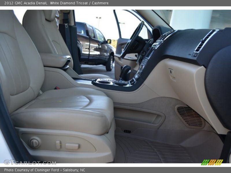 White Diamond Tricoat / Cashmere 2012 GMC Acadia Denali