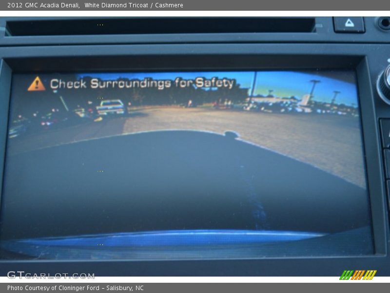 White Diamond Tricoat / Cashmere 2012 GMC Acadia Denali