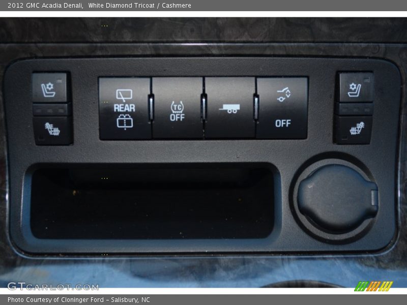 White Diamond Tricoat / Cashmere 2012 GMC Acadia Denali
