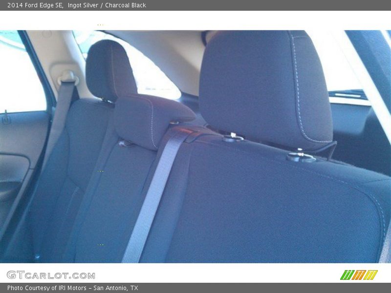 Ingot Silver / Charcoal Black 2014 Ford Edge SE
