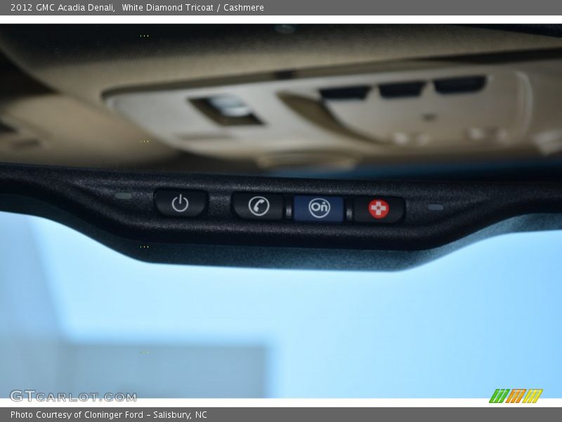 White Diamond Tricoat / Cashmere 2012 GMC Acadia Denali