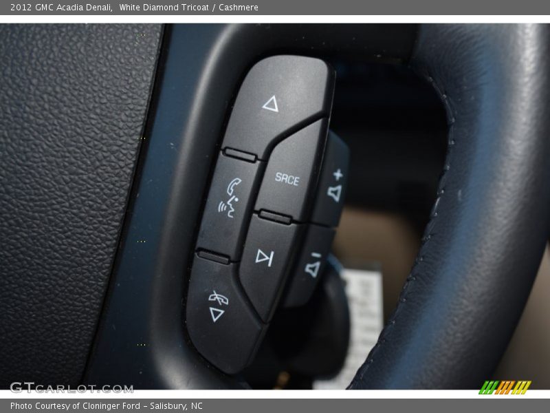 White Diamond Tricoat / Cashmere 2012 GMC Acadia Denali