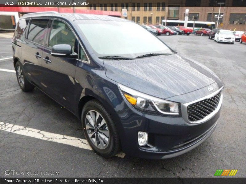 Deep Formal Blue / Gray 2015 Kia Sedona SX