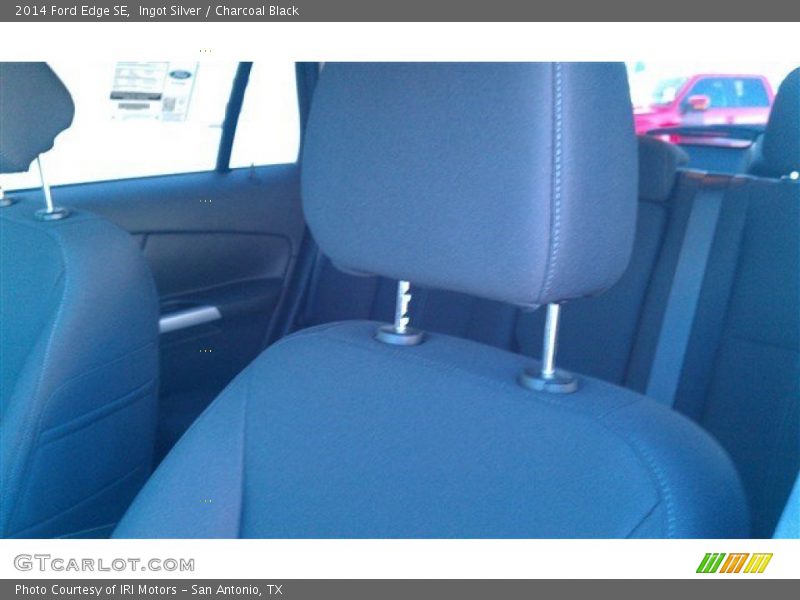 Ingot Silver / Charcoal Black 2014 Ford Edge SE