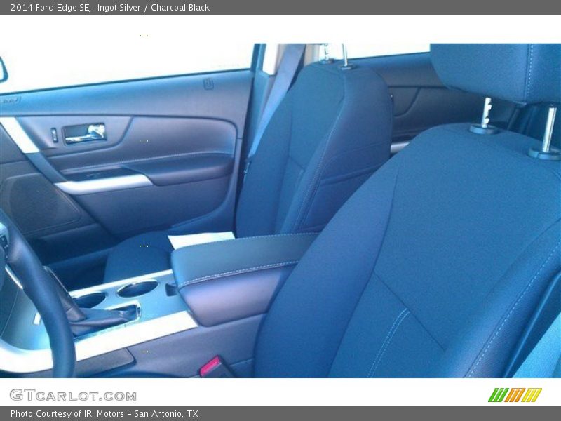 Ingot Silver / Charcoal Black 2014 Ford Edge SE