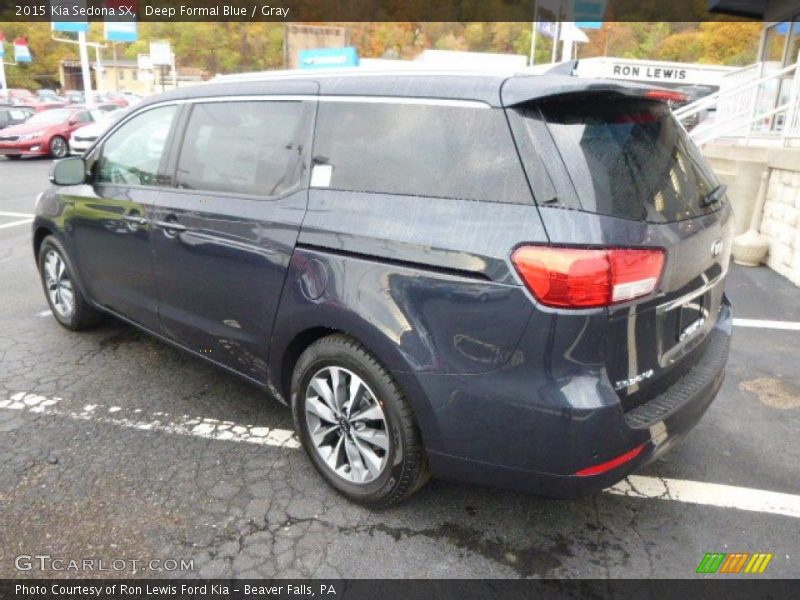 Deep Formal Blue / Gray 2015 Kia Sedona SX