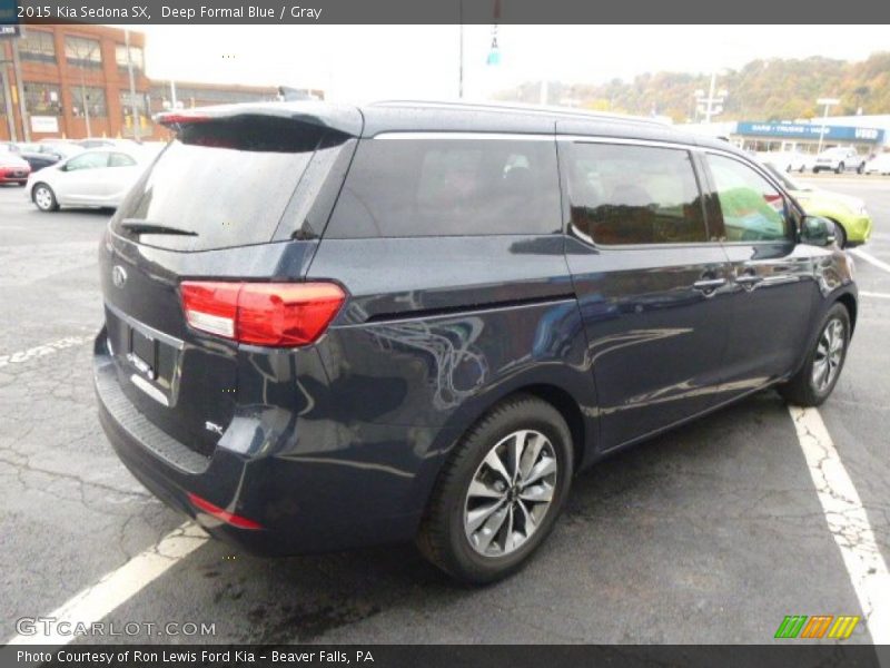 Deep Formal Blue / Gray 2015 Kia Sedona SX