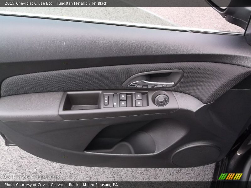 Tungsten Metallic / Jet Black 2015 Chevrolet Cruze Eco