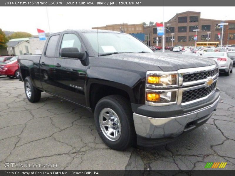 Black / Jet Black/Dark Ash 2014 Chevrolet Silverado 1500 WT Double Cab 4x4