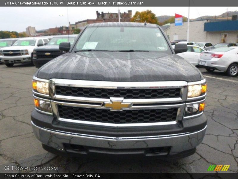 Black / Jet Black/Dark Ash 2014 Chevrolet Silverado 1500 WT Double Cab 4x4
