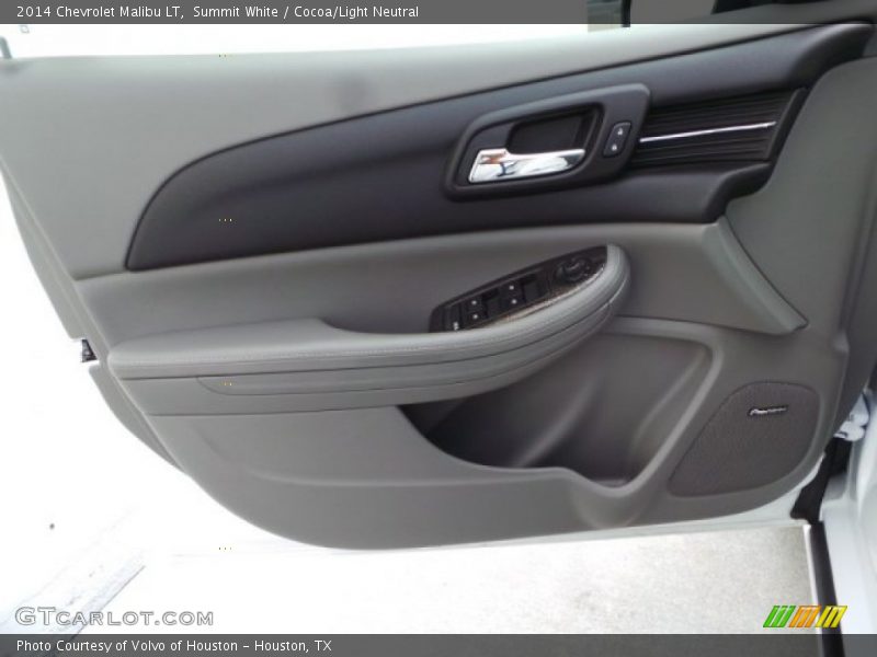 Summit White / Cocoa/Light Neutral 2014 Chevrolet Malibu LT