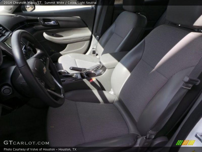Summit White / Cocoa/Light Neutral 2014 Chevrolet Malibu LT
