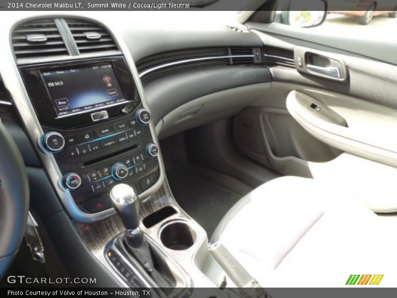 Summit White / Cocoa/Light Neutral 2014 Chevrolet Malibu LT