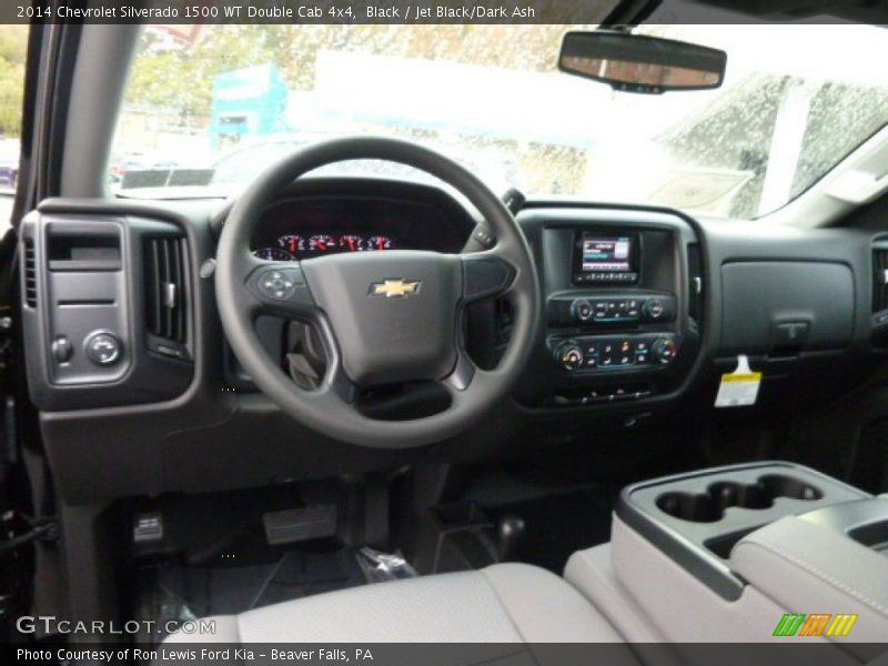 Black / Jet Black/Dark Ash 2014 Chevrolet Silverado 1500 WT Double Cab 4x4