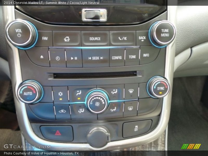 Summit White / Cocoa/Light Neutral 2014 Chevrolet Malibu LT