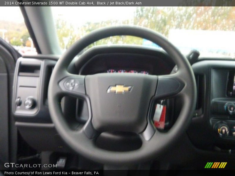 Black / Jet Black/Dark Ash 2014 Chevrolet Silverado 1500 WT Double Cab 4x4