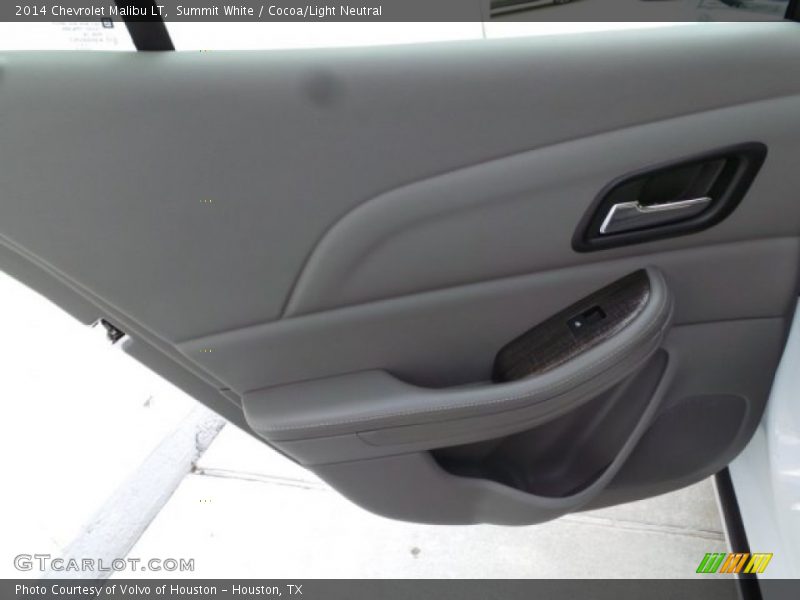 Summit White / Cocoa/Light Neutral 2014 Chevrolet Malibu LT