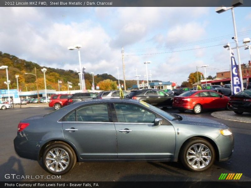 Steel Blue Metallic / Dark Charcoal 2012 Lincoln MKZ FWD