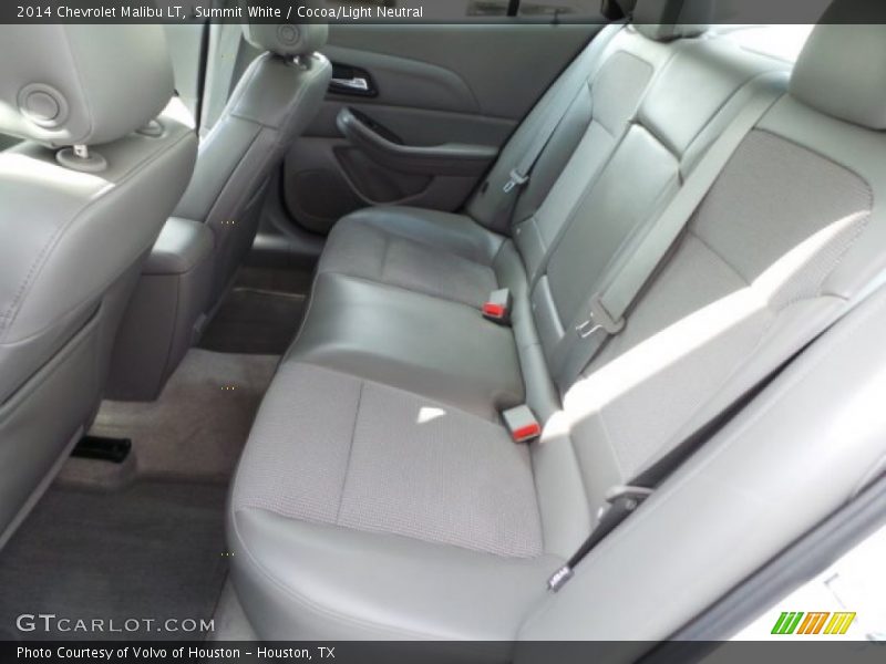 Summit White / Cocoa/Light Neutral 2014 Chevrolet Malibu LT