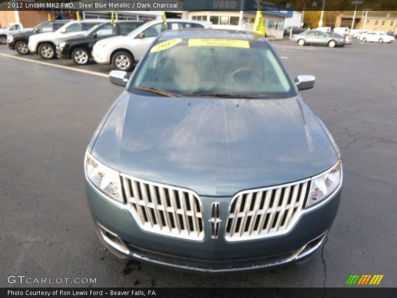 Steel Blue Metallic / Dark Charcoal 2012 Lincoln MKZ FWD