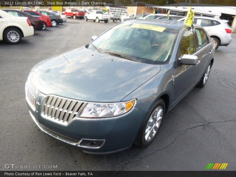 Steel Blue Metallic / Dark Charcoal 2012 Lincoln MKZ FWD