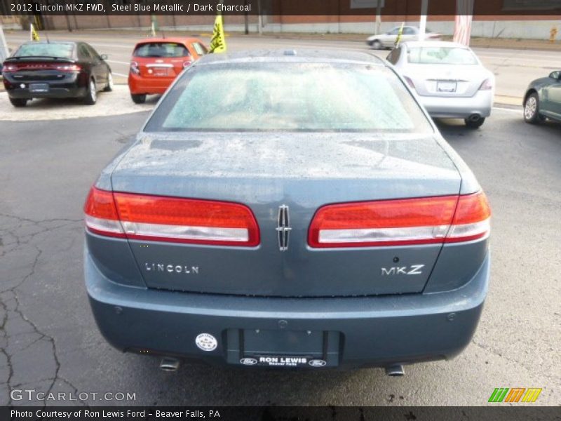 Steel Blue Metallic / Dark Charcoal 2012 Lincoln MKZ FWD