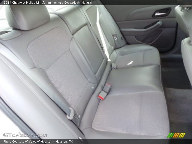 Summit White / Cocoa/Light Neutral 2014 Chevrolet Malibu LT