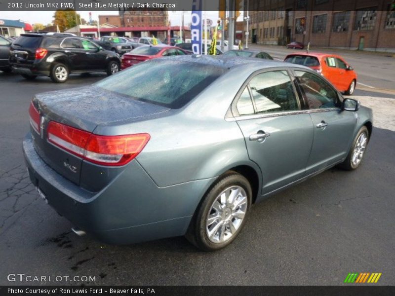 Steel Blue Metallic / Dark Charcoal 2012 Lincoln MKZ FWD