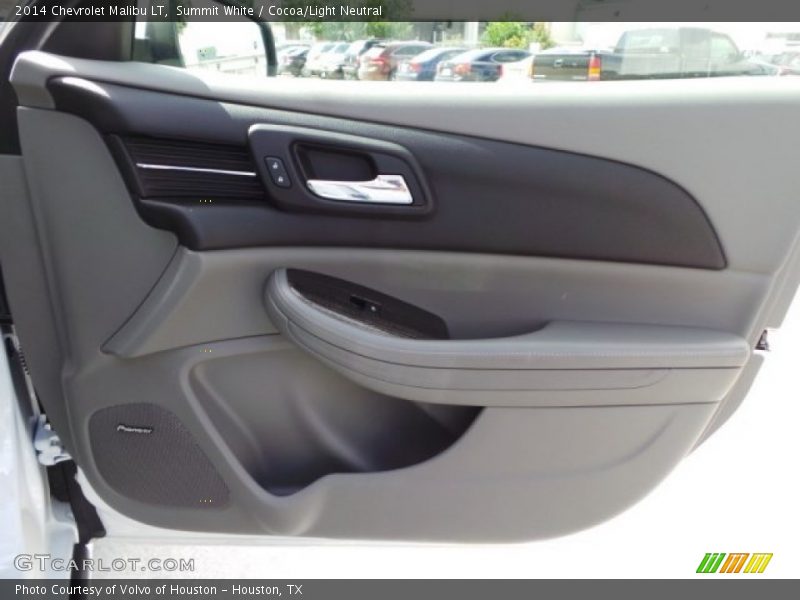Summit White / Cocoa/Light Neutral 2014 Chevrolet Malibu LT