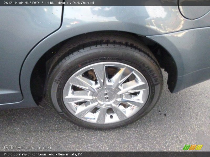 Steel Blue Metallic / Dark Charcoal 2012 Lincoln MKZ FWD