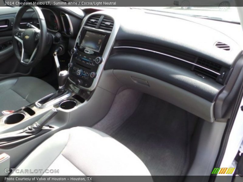 Summit White / Cocoa/Light Neutral 2014 Chevrolet Malibu LT