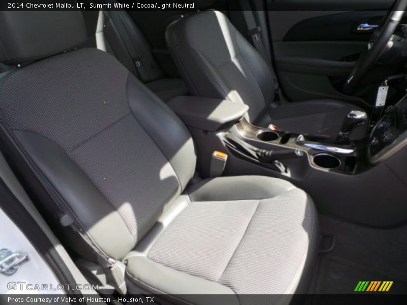 Summit White / Cocoa/Light Neutral 2014 Chevrolet Malibu LT