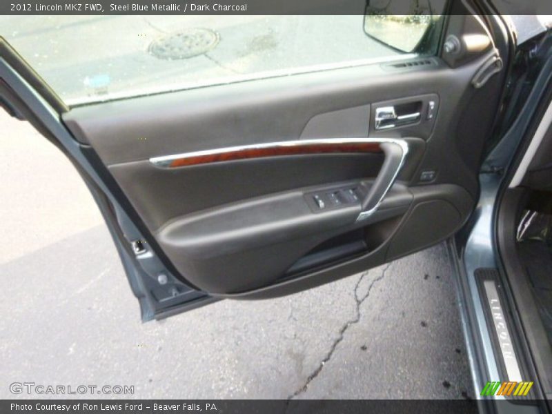Steel Blue Metallic / Dark Charcoal 2012 Lincoln MKZ FWD