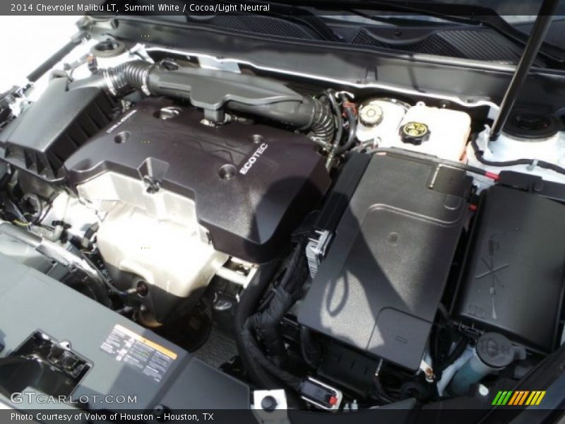 Summit White / Cocoa/Light Neutral 2014 Chevrolet Malibu LT