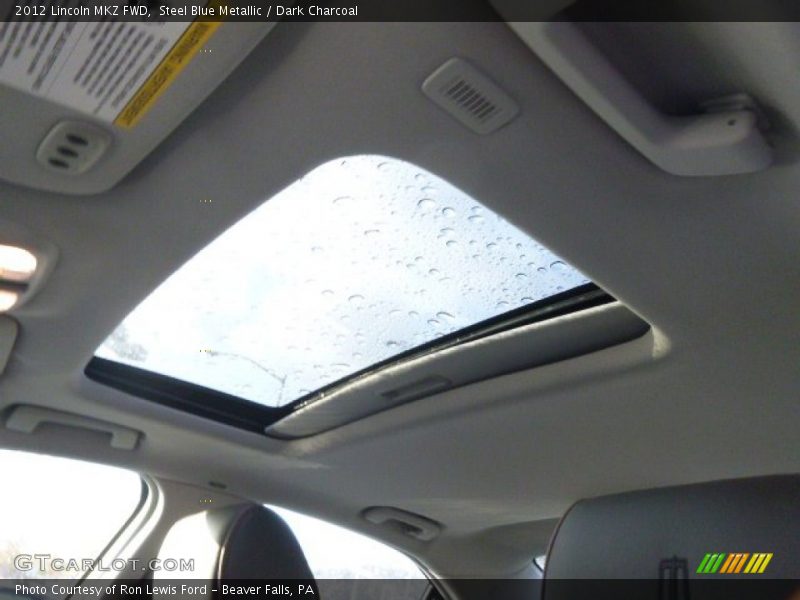 Steel Blue Metallic / Dark Charcoal 2012 Lincoln MKZ FWD