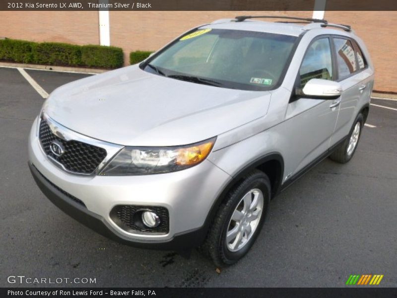 Titanium Silver / Black 2012 Kia Sorento LX AWD