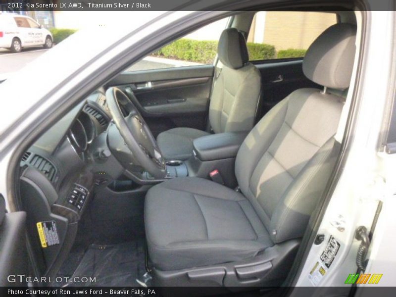Titanium Silver / Black 2012 Kia Sorento LX AWD