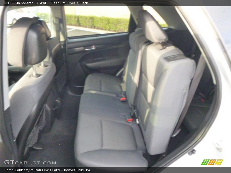 Titanium Silver / Black 2012 Kia Sorento LX AWD