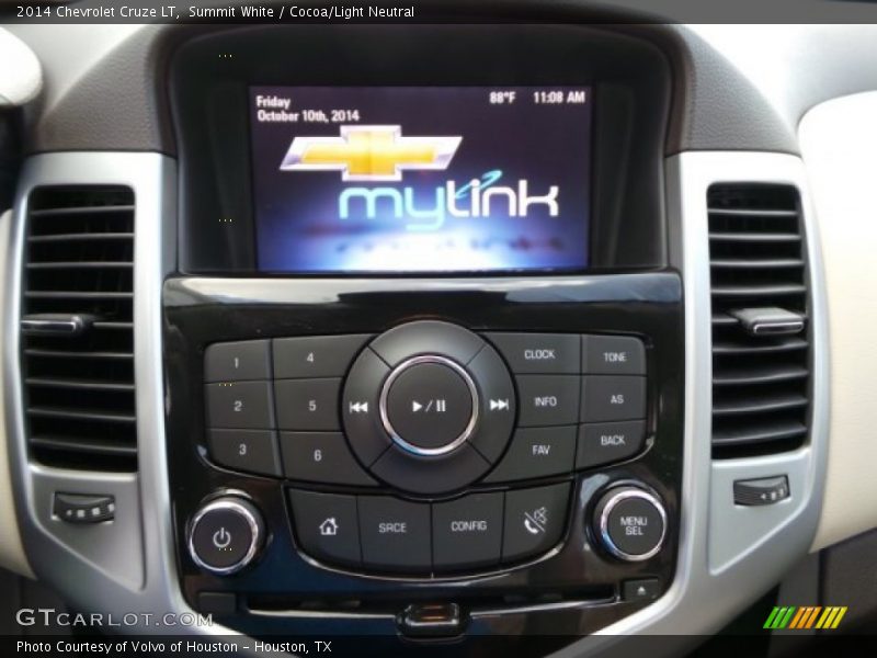Summit White / Cocoa/Light Neutral 2014 Chevrolet Cruze LT