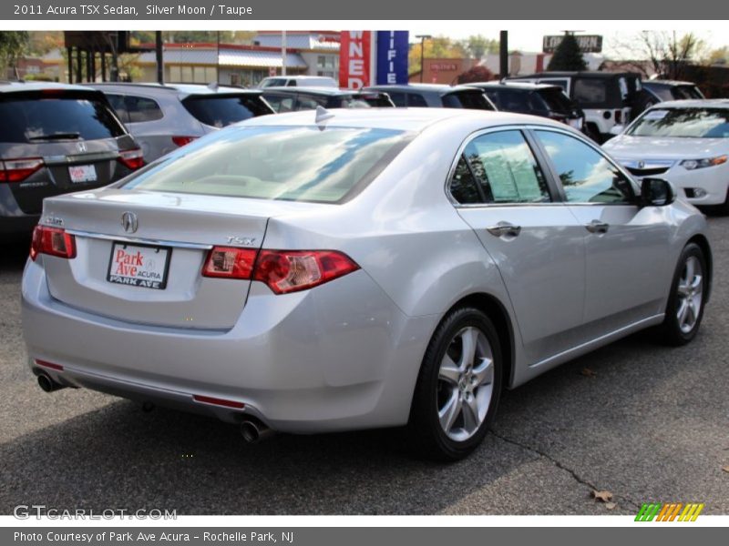 Silver Moon / Taupe 2011 Acura TSX Sedan