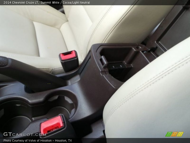 Summit White / Cocoa/Light Neutral 2014 Chevrolet Cruze LT