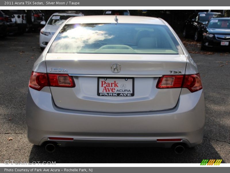 Silver Moon / Taupe 2011 Acura TSX Sedan