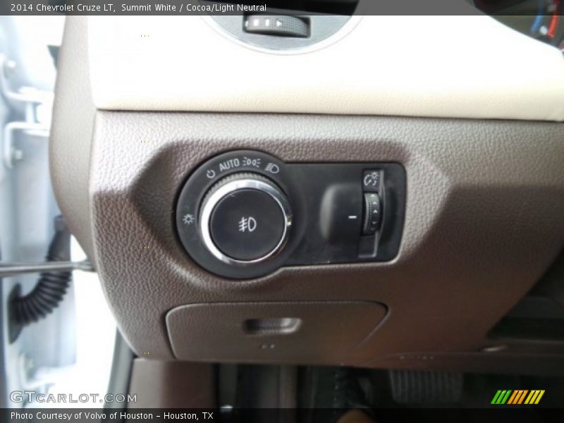Summit White / Cocoa/Light Neutral 2014 Chevrolet Cruze LT